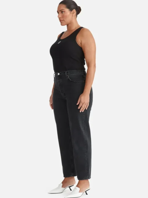 Ena Pelly - KENDALL MONOGRAM TANK (BLACK)