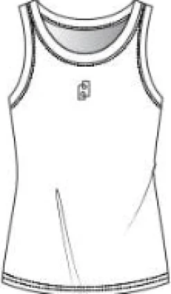 Ena Pelly - KENDALL MONOGRAM TANK (WHITE)