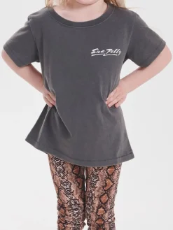 Ena Pelly - KIDS - Winged Shield Tee (Charcoal)