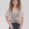 Ena Pelly - Kids Cheetah Tee (Alabaster)