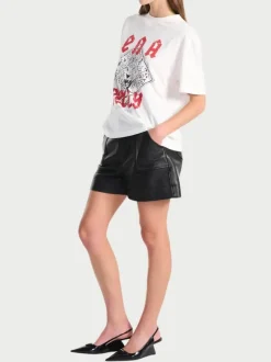Ena Pelly - LAUNCHING CHEETAH TEE (VINTAGE WHITE)