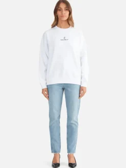 Ena Pelly - LEXI MONOGRAM SWEATER (WHITE)