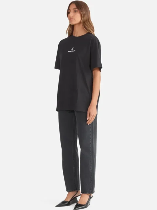 Ena Pelly - LEXI MONOGRAM TEE (BLACK)