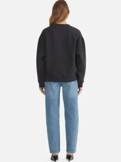 Ena Pelly - LEXI MONOGRAM SWEATER (BLACK)