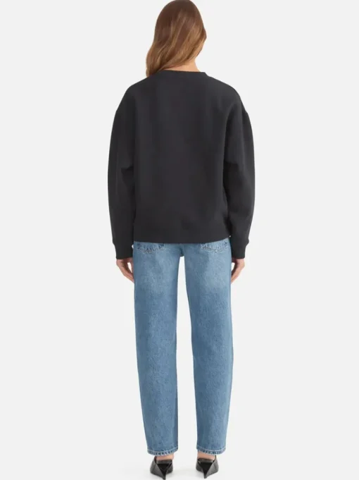 Ena Pelly - LEXI MONOGRAM SWEATER (BLACK)