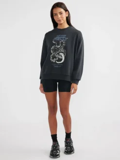 Ena Pelly - LILLY OVERSIZED SWEAT (PYTHON)