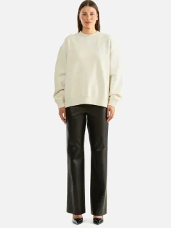 Ena Pelly - LILLY OVERSIZED SWEATER STUDIO (CEMENT)