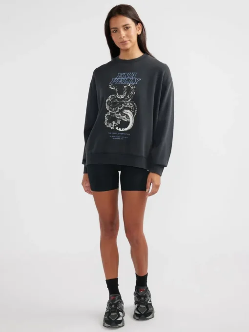 Ena Pelly - LILLY OVERSIZED SWEAT (PYTHON)