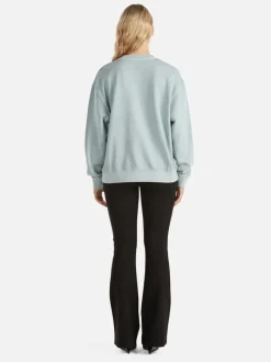 Ena Pelly - LILLY OVERSIZED SWEATER CITY LOGO (SEAFOAM WASH)
