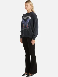 Ena Pelly - LILLY OVERSIZED SWEATER MORPH (VINTAGE BLACK)