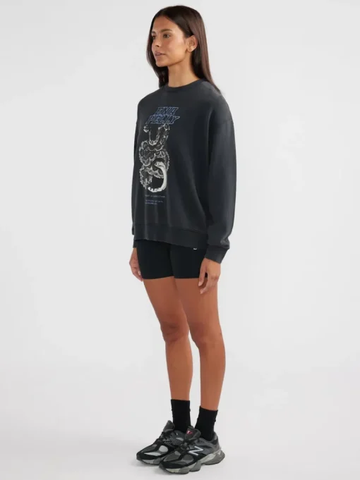 Ena Pelly - LILLY OVERSIZED SWEAT (PYTHON)