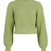 Ena Pelly - Max Open Back Knit Sweater (Nile)
