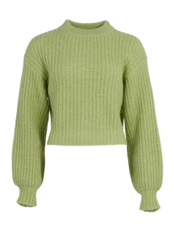 Ena Pelly - Max Open Back Knit Sweater (Nile)