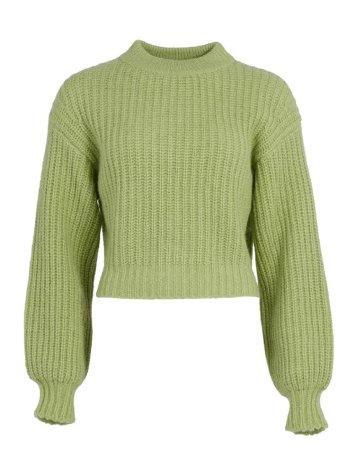 Ena Pelly - Max Open Back Knit Sweater (Nile)