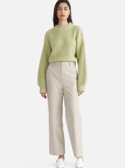 Ena Pelly - Max Open Back Knit Sweater (Nile)