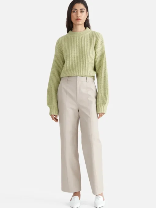 Ena Pelly - Max Open Back Knit Sweater (Nile)