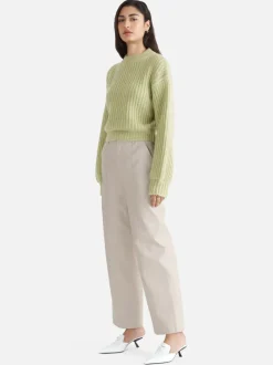 Ena Pelly - Max Open Back Knit Sweater (Nile)