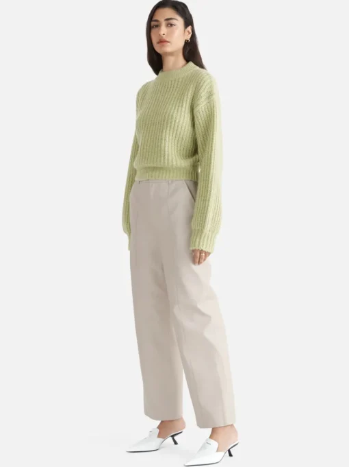 Ena Pelly - Max Open Back Knit Sweater (Nile)