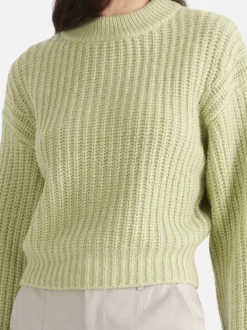 Ena Pelly - Max Open Back Knit Sweater (Nile)