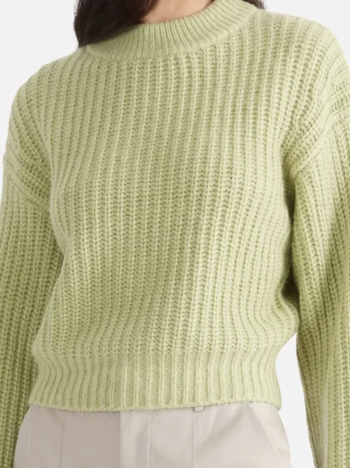 Ena Pelly - Max Open Back Knit Sweater (Nile)
