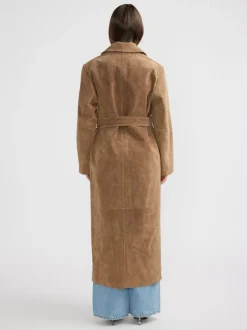 Ena Pelly - MILEY SUEDE TRENCH (TOFFEE)