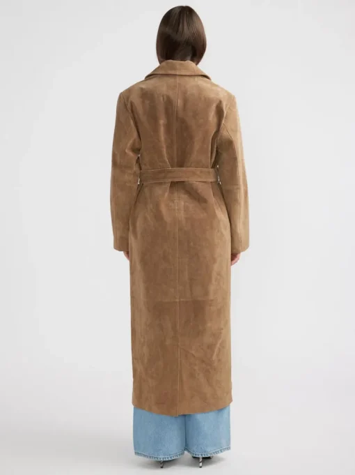 Ena Pelly - MILEY SUEDE TRENCH (TOFFEE)