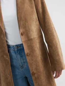 Ena Pelly - MILEY SUEDE TRENCH (TOFFEE)