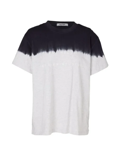 Ena Pelly - Minimal Logo Dip Dye Tee (White Marle)