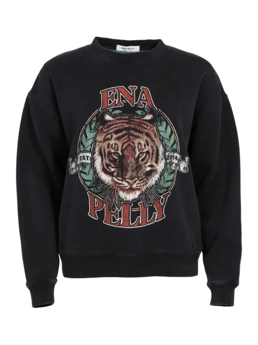 Ena Pelly - No More Fear Relaxed Sweater (Vintage Black)