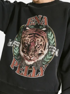 Ena Pelly - No More Fear Relaxed Sweater (Vintage Black)