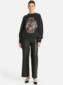 Ena Pelly - No More Fear Relaxed Sweater (Vintage Black)