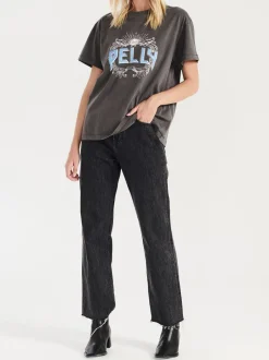 Ena Pelly - Python Crest Tee (Charcoal)
