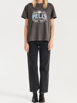 Ena Pelly - Python Crest Tee (Charcoal)
