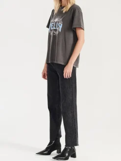 Ena Pelly - Python Crest Tee (Charcoal)