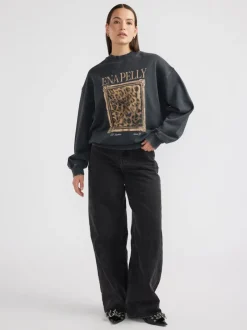 Ena Pelly - REVERE SWEATSHIRT (VINTAGE BLACK)