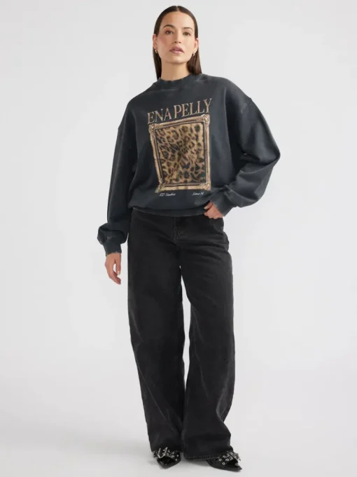 Ena Pelly - REVERE SWEATSHIRT (VINTAGE BLACK)