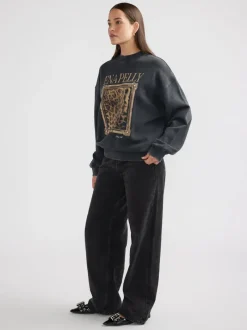 Ena Pelly - REVERE SWEATSHIRT (VINTAGE BLACK)