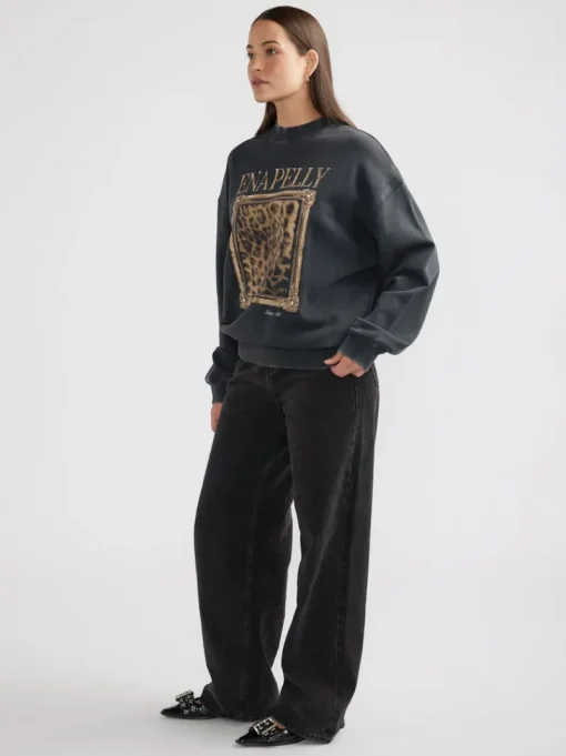 Ena Pelly - REVERE SWEATSHIRT (VINTAGE BLACK)