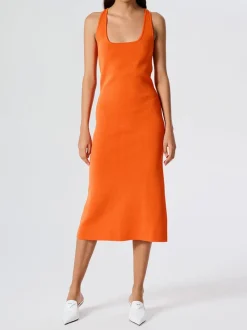 Ena Pelly - Riri Crepe Sleeveless Dress (Firecracker)