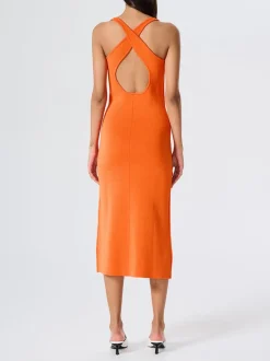 Ena Pelly - Riri Crepe Sleeveless Dress (Firecracker)