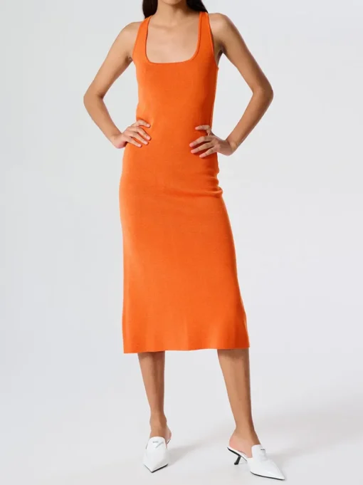Ena Pelly - Riri Crepe Sleeveless Dress (Firecracker)