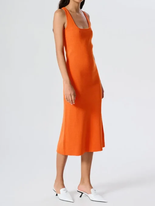 Ena Pelly - Riri Crepe Sleeveless Dress (Firecracker)