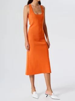 Ena Pelly - Riri Crepe Sleeveless Dress (Firecracker)