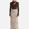 Women Ena Pelly - SADIE MAXI SKIRT (SNAKE SKIN)