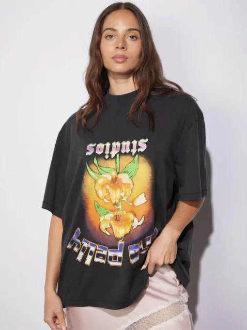 Ena Pelly - SUNSET TEE (VINTAGE BLACK)