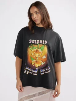 Ena Pelly - SUNSET TEE (VINTAGE BLACK)