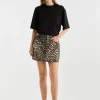 Ena Pelly - SURI MINI SKIRT (LEOPARD PRINT)