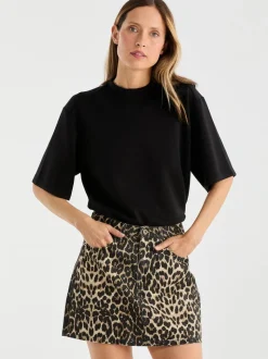 Ena Pelly - SURI MINI SKIRT (LEOPARD PRINT)