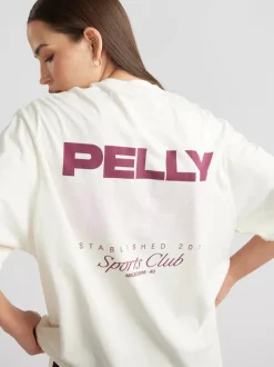 Ena Pelly - TENNIS LOGO TEE (CREAM)