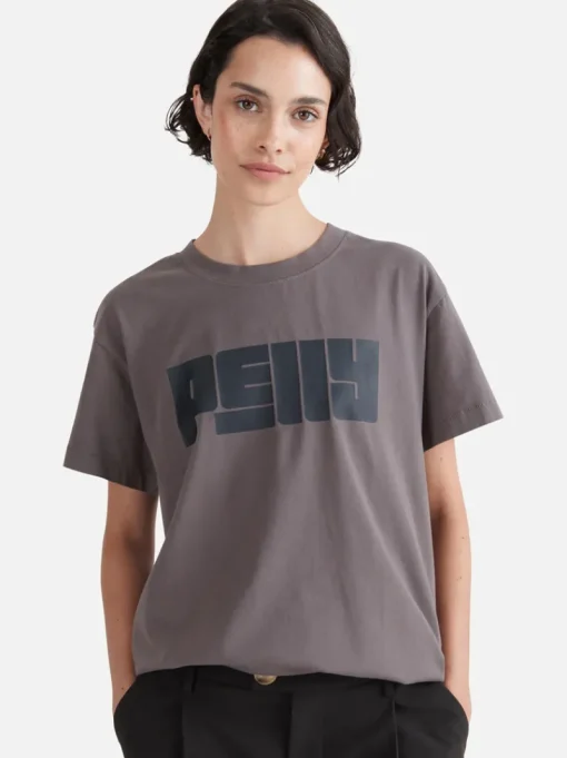 Ena Pelly - Text Tee (Charcoal)